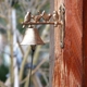 欧式 复古铸铁铃铛铁艺门铃古铜色门前铃家居装 饰壁饰小鸟手摇门铃