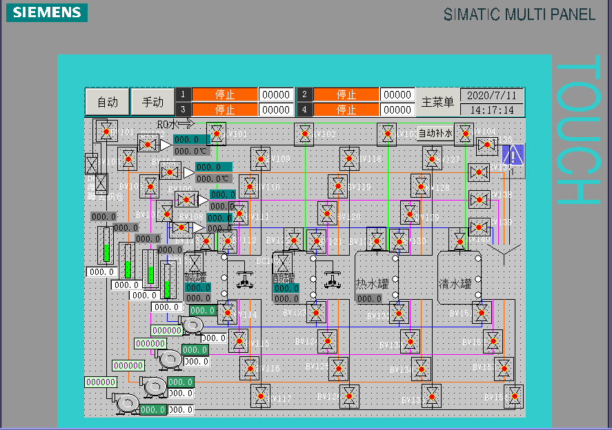食品行业CIP程序案例------西门子PLCSmart案例程序