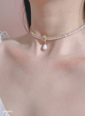 复古巴洛克宴会水滴项链套装完美