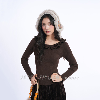 打底针织衫2025新款女秋冬毛衣女