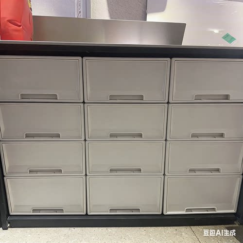 快餐店餐厅用工作站收纳箱收纳工具定位工具多种尺寸凯峰