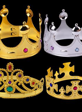 Halloween children's Dance dress up Scepter Party King Crown