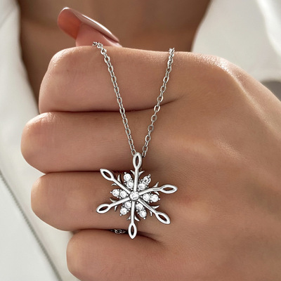 妙雅欧美饰品满钻项链女轻奢项链