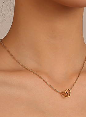 合金竹节链欧美创意镂空项项链