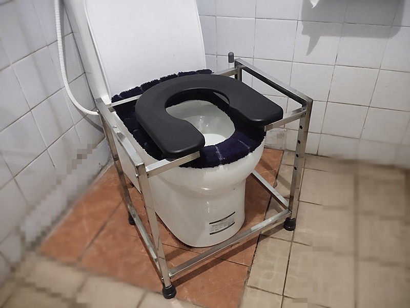 加高不锈钢马桶架老人孕妇坐便器马桶用坐便椅蹲厕移动马桶坐厕椅