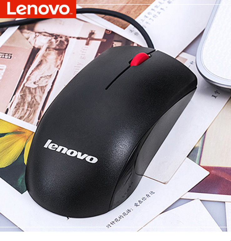 联想(Lenovo) 有线USB鼠标台式机笔记本通用游戏办公家用学生鼠标