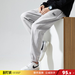 运动裤 子时尚 男士 宽松休闲长裤 百搭休闲 束脚卫裤 唐狮2026春秋新款