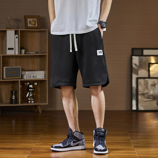 唐狮休闲短裤男款2026夏季新款潮牌运动裤男生宽松高级感五分中裤