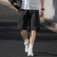 新款 运动五分中裤 休闲短裤 裤 唐狮2025夏季 薄款 男工装 宽松灰色时尚