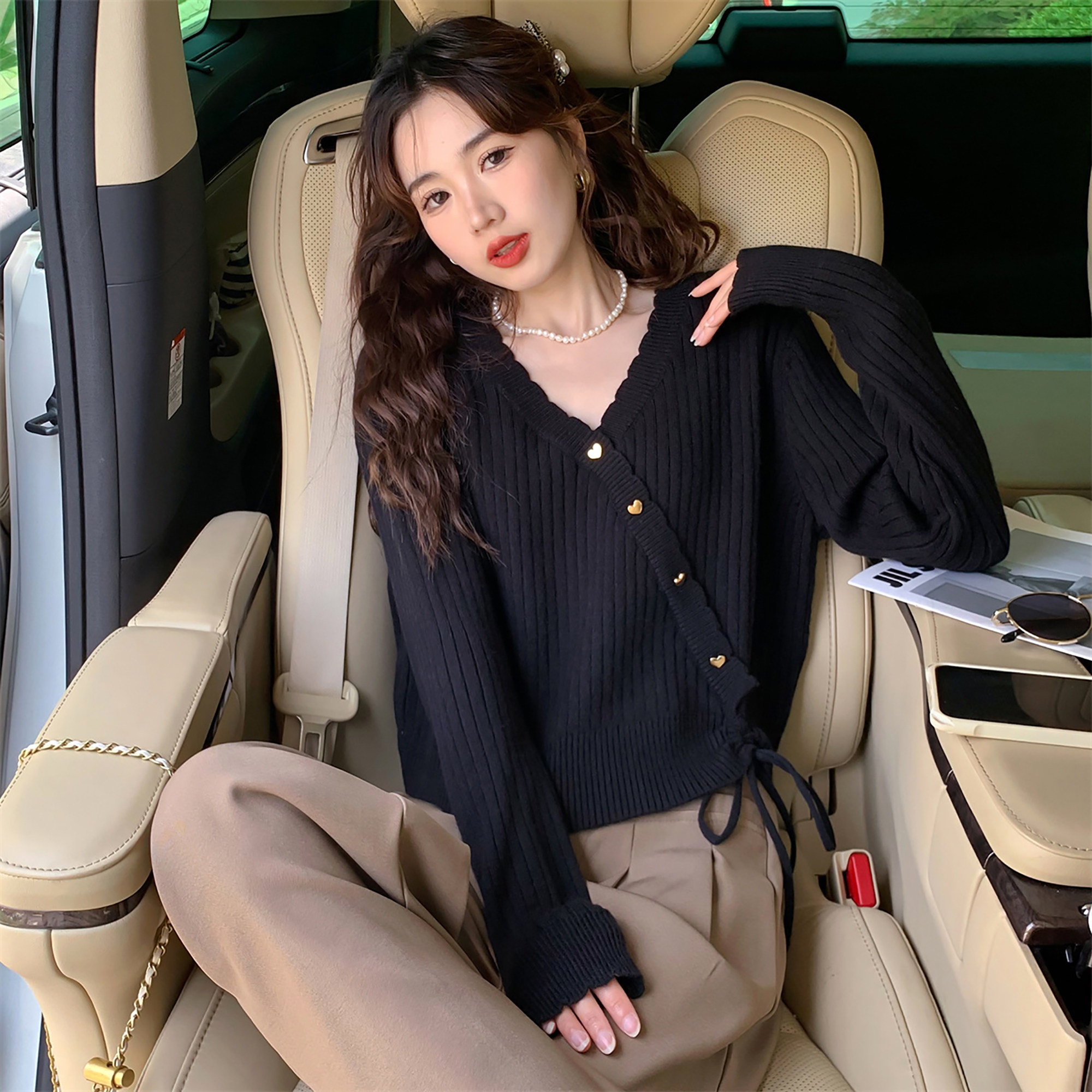 A��/��ɫ S ��ʨ���Ž������Ƹ���ͷV��ë��Ů�¿���ɫ��֯��qd