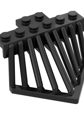 积木配件 90201 小颗粒积木散件零配件 2x6火车排障器零件补缺件