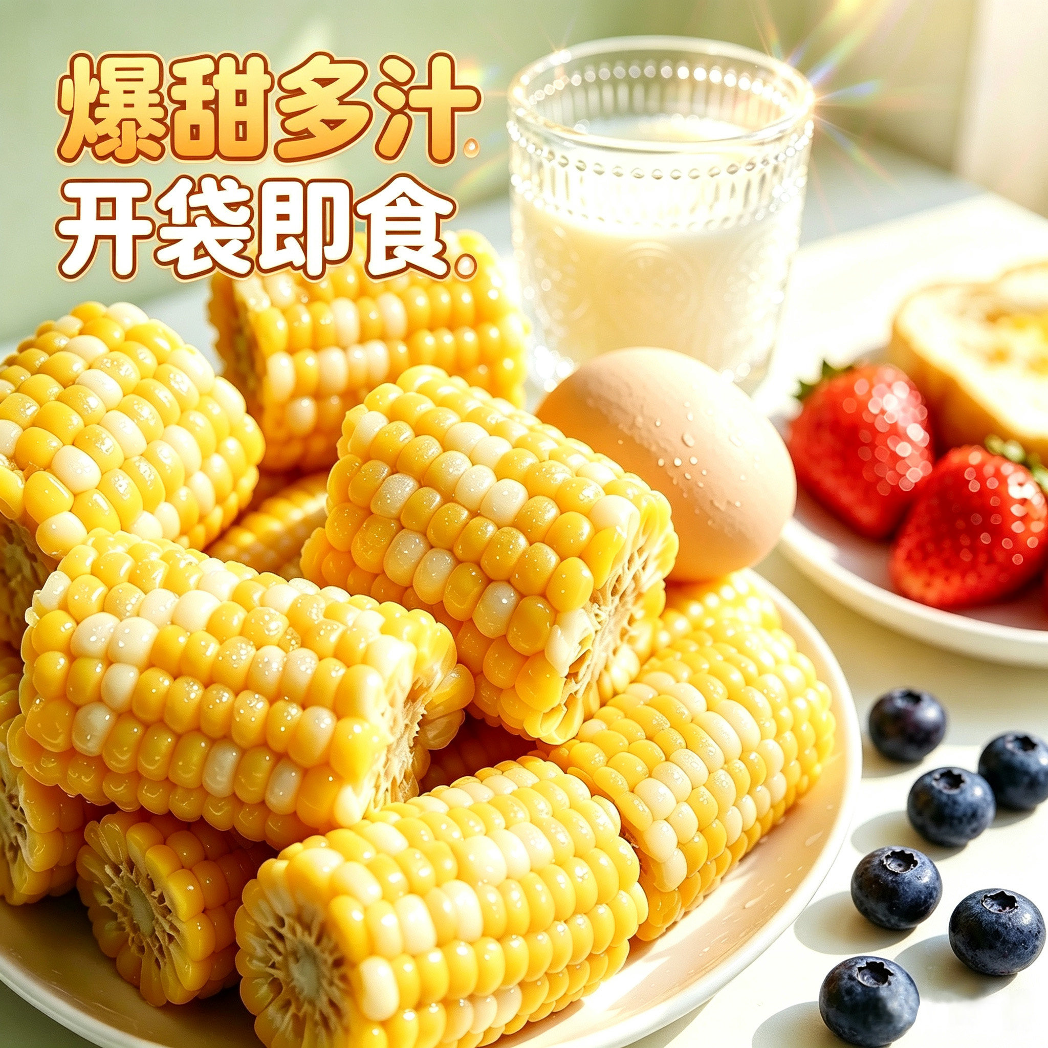 免煮版纳现掰甜嫩多汁水果玉米