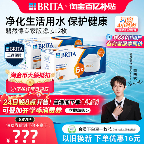 碧然德去水垢家用滤芯净水器