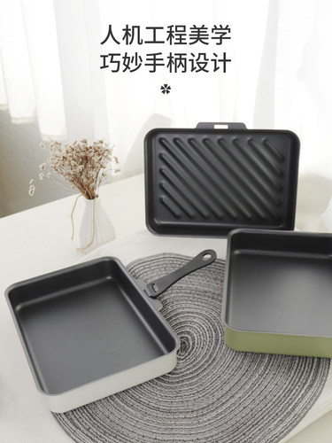 佳馔宝无涂层锅熟铁煎烤锅平底锅