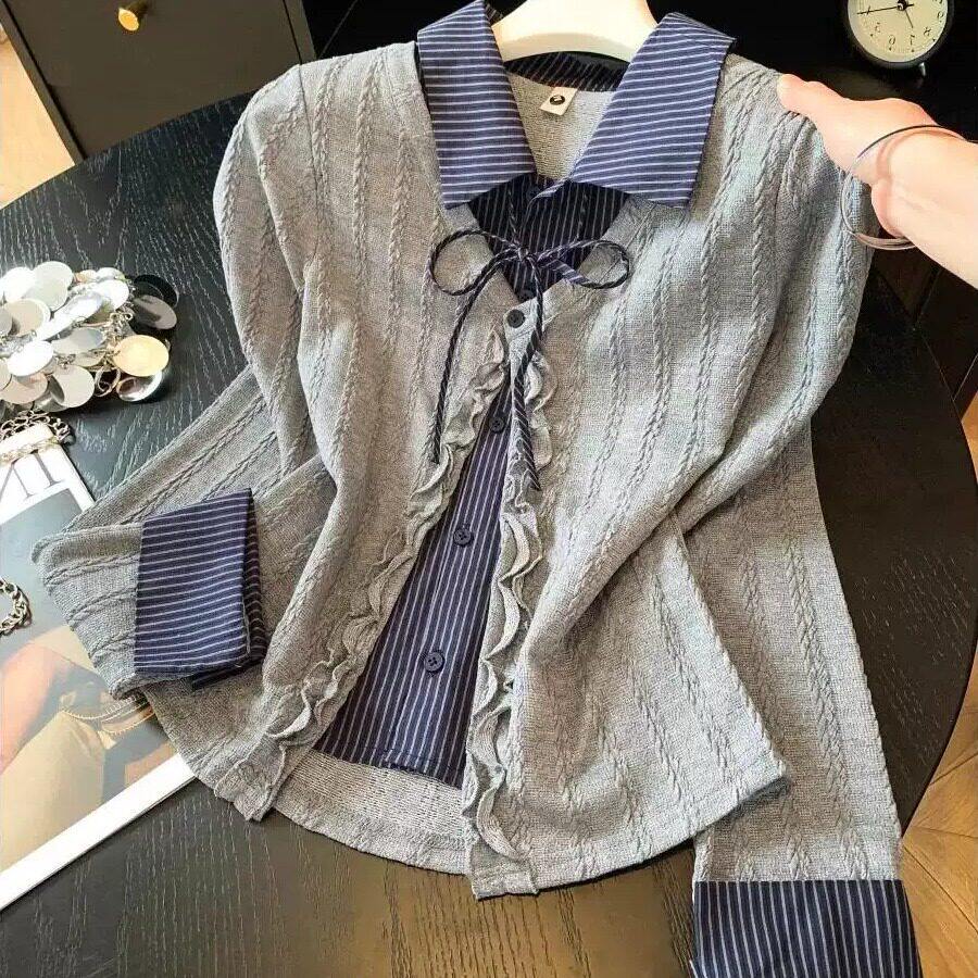 广州十三行女装~假两件条