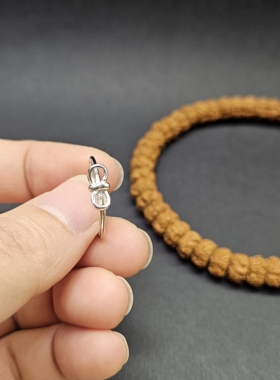 925银蝴蝶结戒指6码戒指女小众设计交叉素圈食指戒轻奢编号111