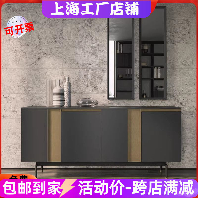 北欧烤漆餐边柜创意个性玄关装饰柜现代简约碗柜多功能储物柜包邮