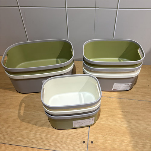 收纳筐洗澡篮子桌面整理储物盒