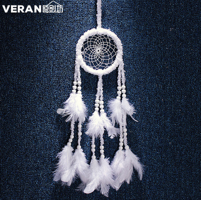 dream catcher印第安捕梦网  手工挂饰 生日礼物 白色款捕梦网