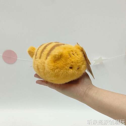 正版鼻涕熊萌萌猫咪系列桌摆毛绒玩具橘子小猫陪伴公仔儿童玩具