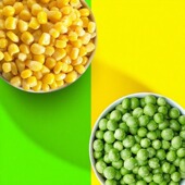 速冻浓香玉米粒青豌豆粒混搭冷冻水果甜玉米嫩青豆粉糯榨汁披萨