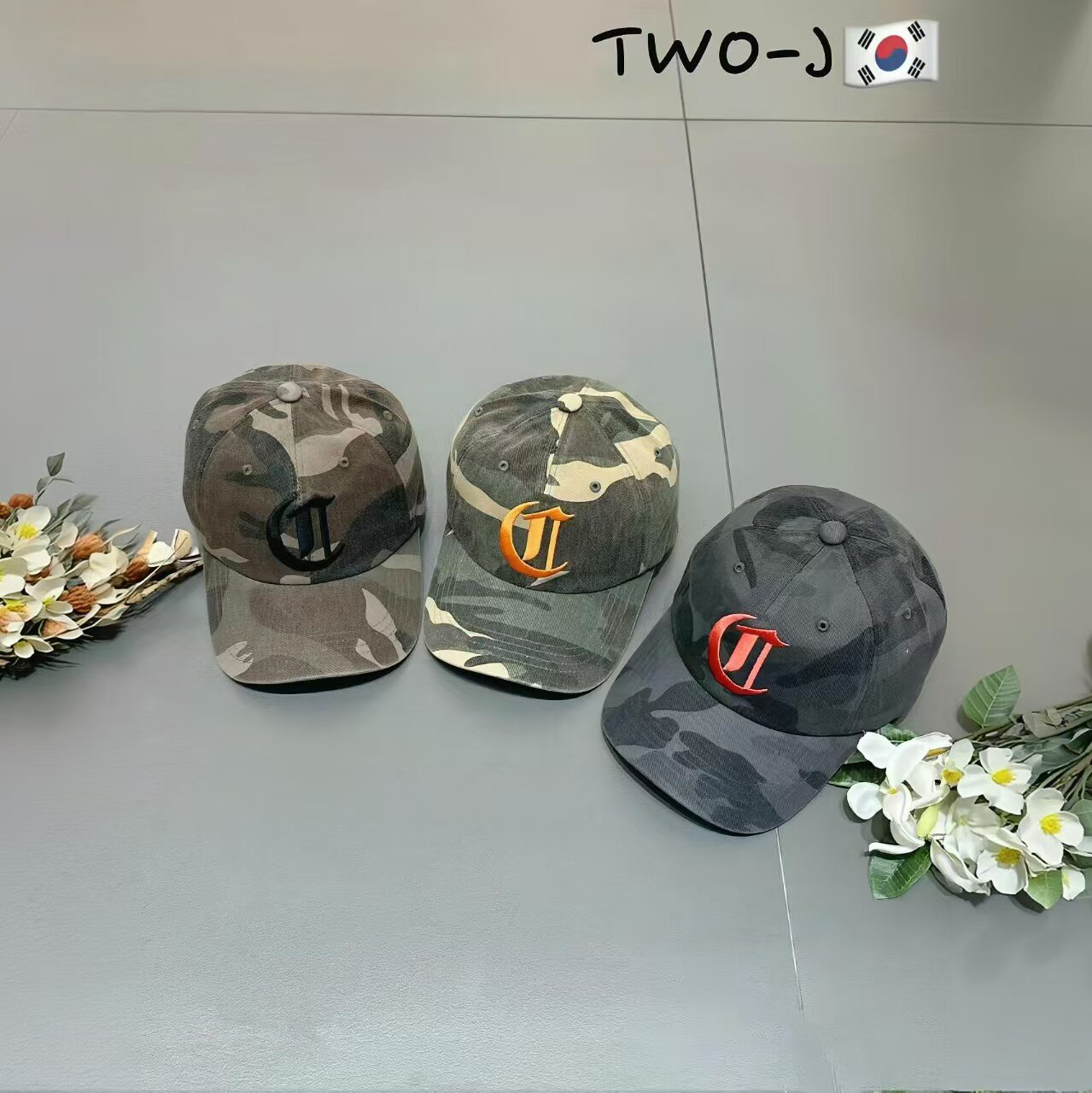韩国代购迷彩遮阳棒球帽鸭舌帽子