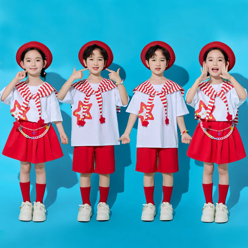 六一儿童啦啦队演出服幼儿园表演