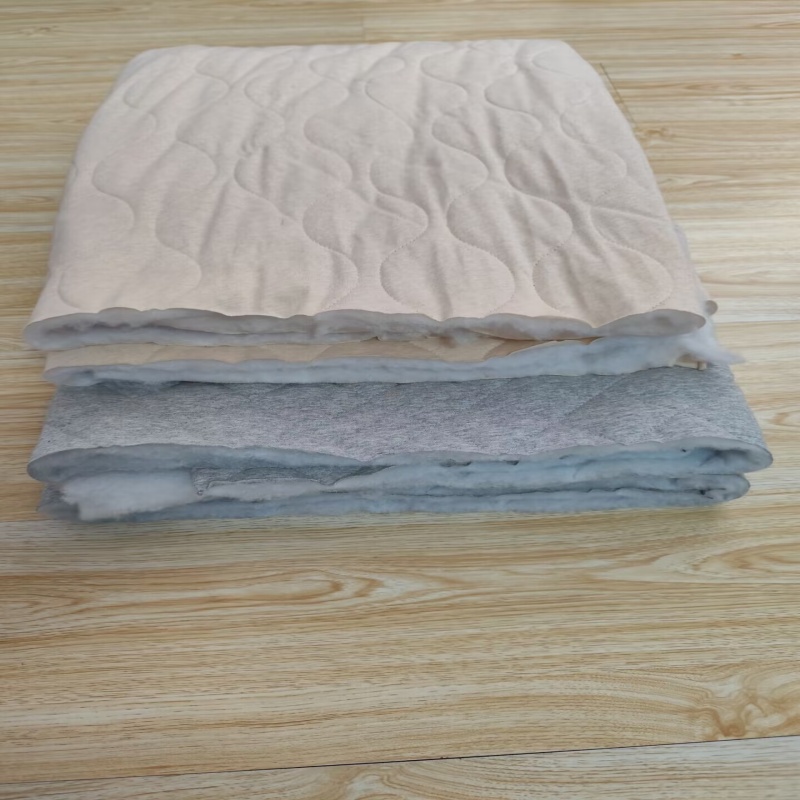 纯棉针织绗棉布料棉衣棉袄棉裤马甲里料秋冬保暖服装单面复合里布