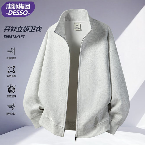 唐狮DESSO男士立领拉链卫衣