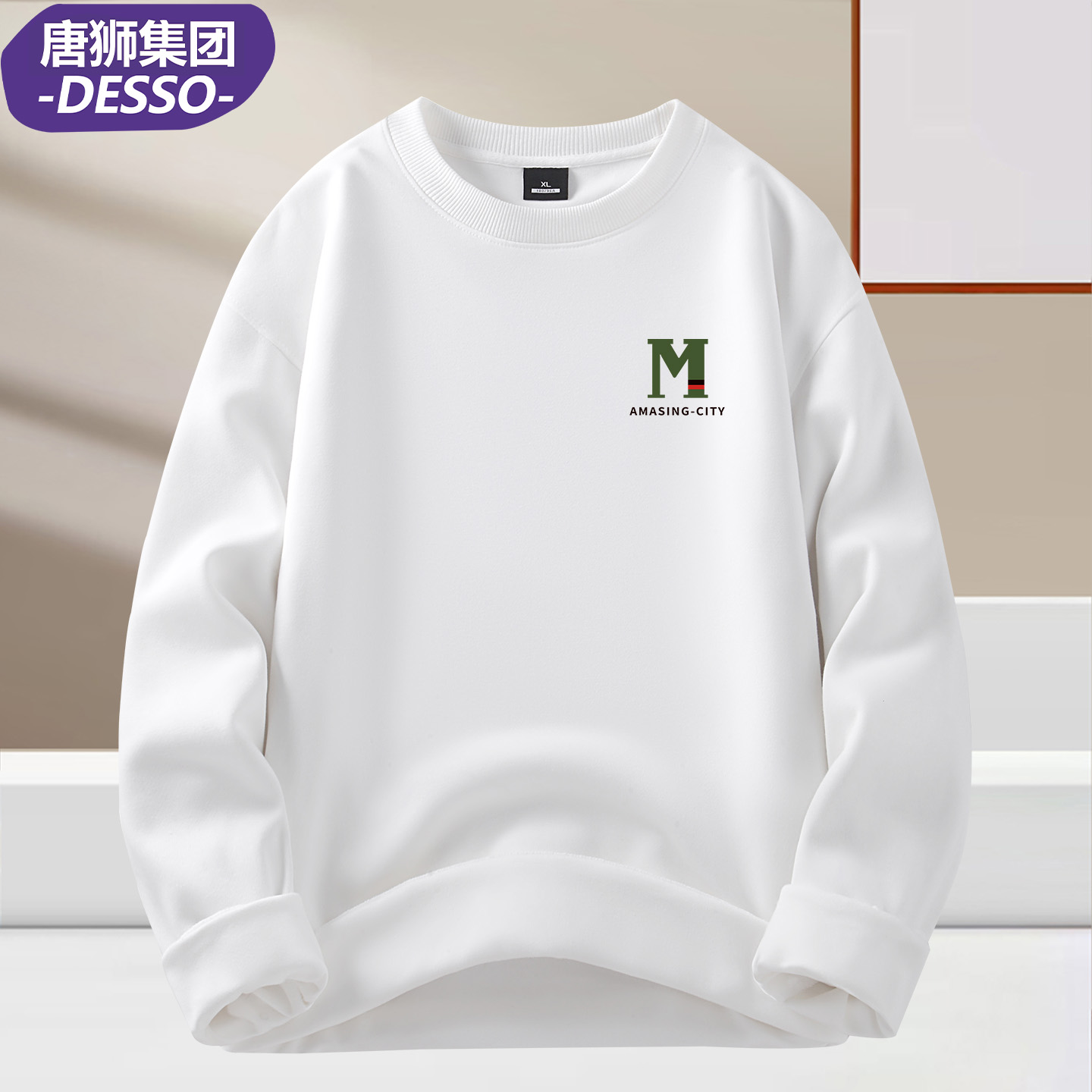 DESSO长袖外套圆领外套卫衣
