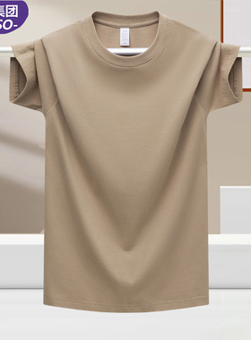 唐狮集团DESSO夏季纯棉短袖T恤男青少年中国风圆领情侣大码可定制