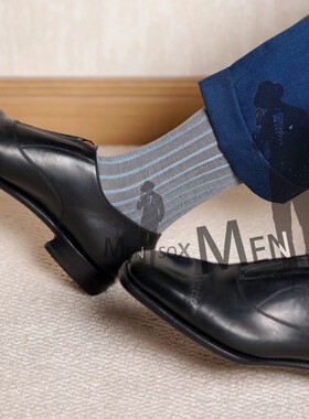 灰色系土耳其celchuk正装长筒袜viccel暗影及膝男条纹棉袜均码