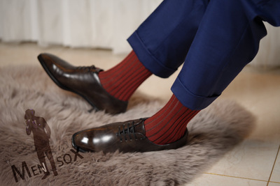 棕色系紫色系土耳其viccel正装长筒袜celchuk暗影及膝男袜棉袜