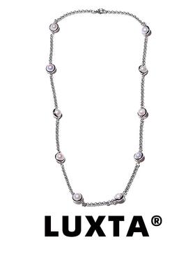 LIXTA原创 天然珍珠项链男嘻高级感 隔空环绕设计感锁骨链嘻哈潮