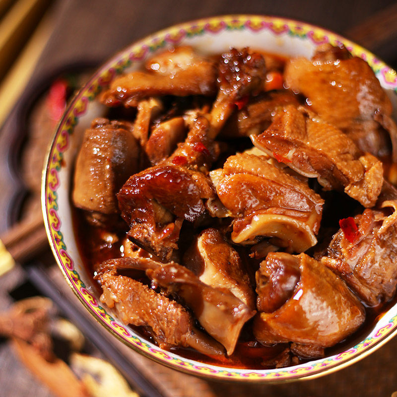 狗不理天津菜八大碗卤鸭400g红烧鸭酱鸭预制菜快手菜下酒菜速食菜