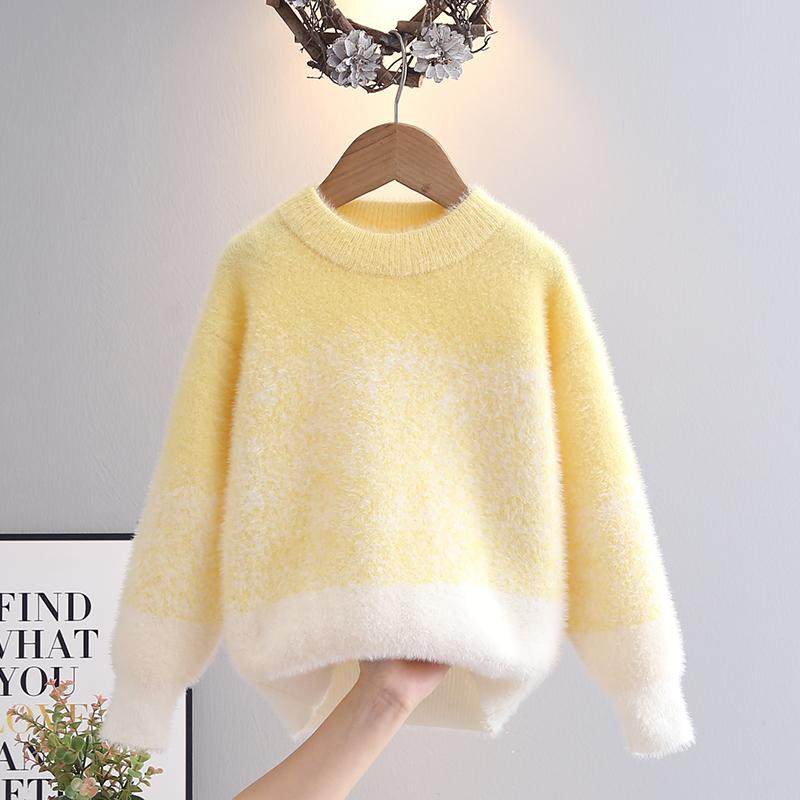 女童加绒毛衣冬季2025新款儿童秋冬大童洋气童装加厚针织打底上衣,童装/婴儿装/亲子装,毛衣/针织衫,淘宝优惠券,粉丝福利购,淘宝优惠卷