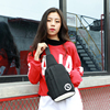 Korean Edition Men&#39;s Casual Messenger Bag Chest pack The single shoulder bag Canvas pockets Small bag knapsack motion Chest pack