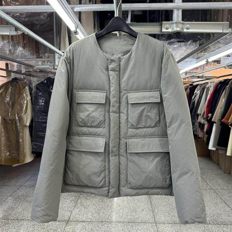 韩系休闲圆领90白鸭绒羽绒服女工装26年冬季新款保暖加厚棉衣外套