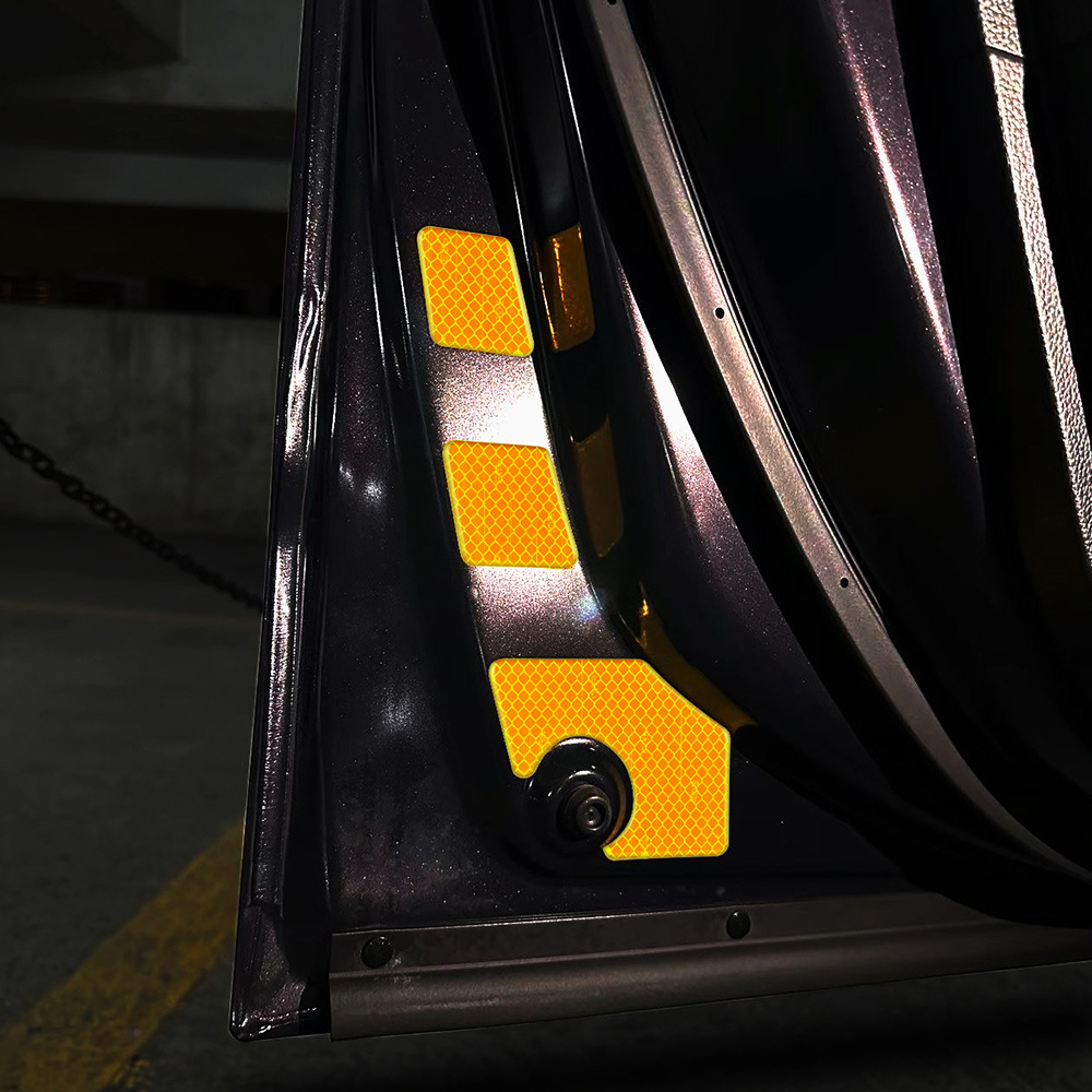 适用于步威RP8车门警示反光贴