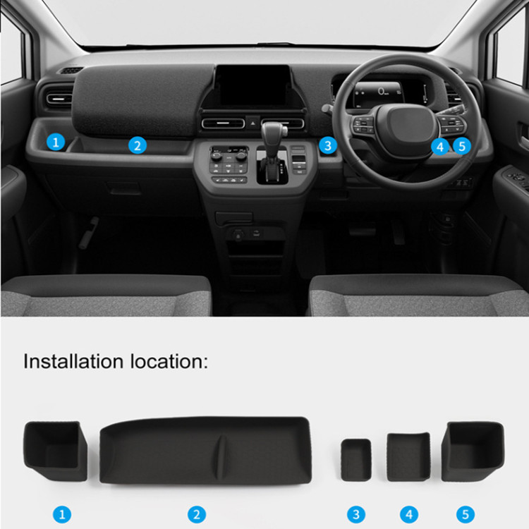 Freed中控仪表台水杯储物垫