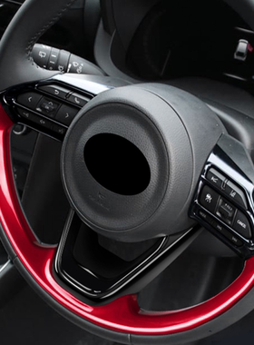 适用22款toyotaSIENTA AUQA YARIS方向盘按键框U型亮片改车内装饰