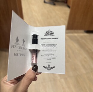 潘海利根狐狸月亮女神luna琴酒狮子麋鹿羊首伊丽莎白玫瑰香水小样