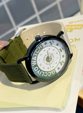 学生手表女初高中只看时间考试小众高颜值电子腕表男士防水礼物