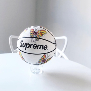 白色蝴蝶7号篮球 Spalding butterfly gonz 斯伯丁联名Supreme