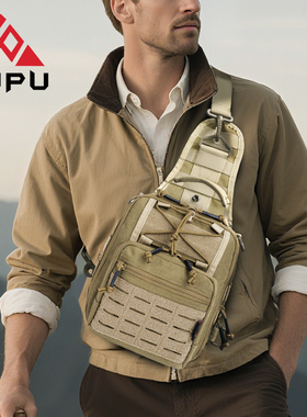 战术斜跨包男户外单反相机包摄影包E斜跨工具手提单肩登山旅行包