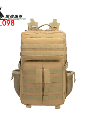 户外战术背包大容量作战攻击包登山旅游徒步双肩运动背包防水耐磨