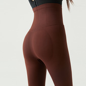 加高腰瑜伽裤 九分收腹 女紧身弹力春夏暖宫提臀紧绷塑型撸铁健身裤