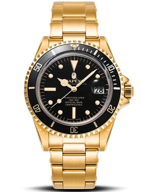 日本代購 Bapex Classic Type 1 Bape 猿人猿力士自動机械手表