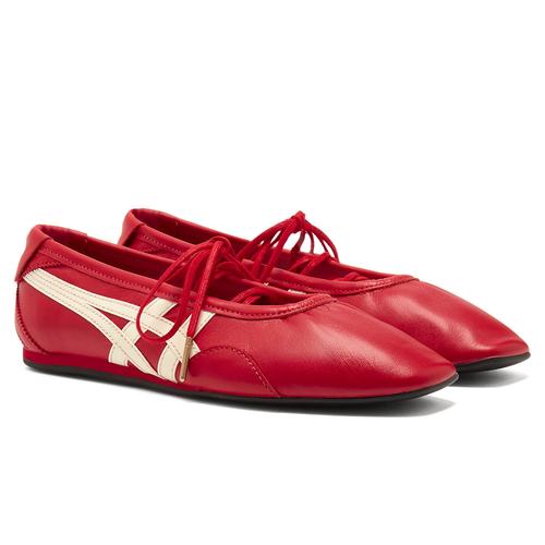 日本代购Onitsuka Tiger GYMNARINA鬼塚虎女款户外徒步芭蕾休闲鞋