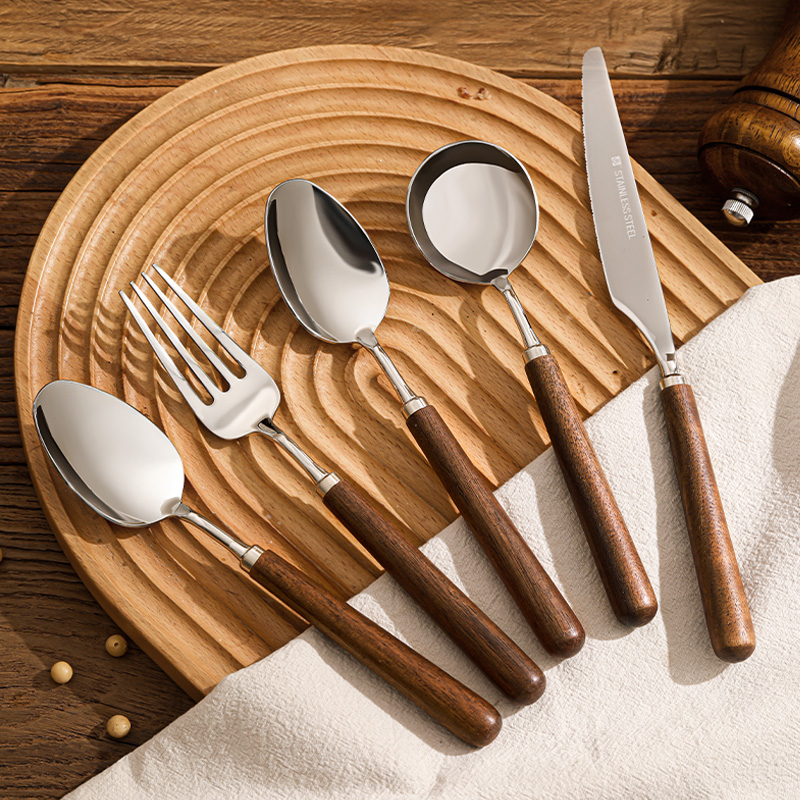 304不銹鋼西餐叉勺子加厚喝湯匙